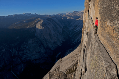 Alex Honnold looking out