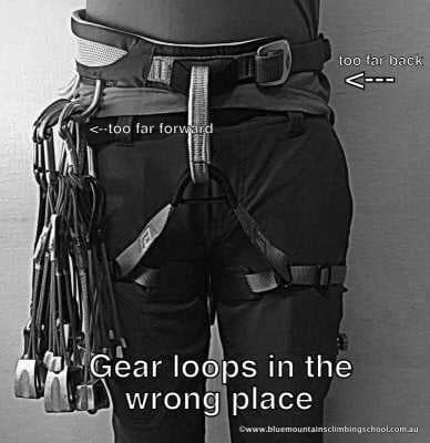 Gear loops in wrong place